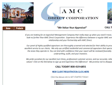 Tablet Screenshot of amc-direct.com